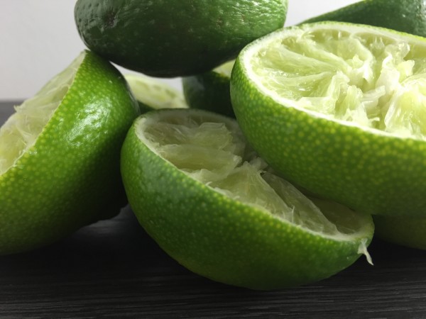 Juiced Limes Close Up