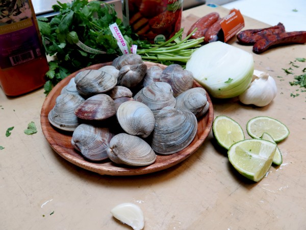 Little Neck Clams from the waters of the east end photo by Whalebone Media
