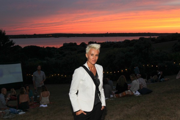 A general view of guests attend The Surfrider Foundation Two Coasts: One Ocean August 8, 2015 in Montauk, New York.
