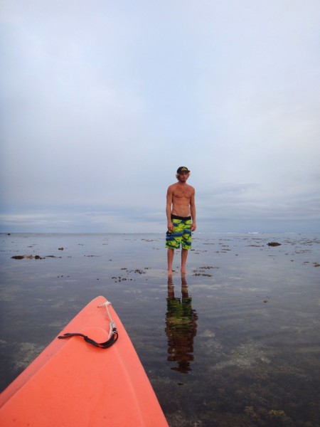 Leif in the Lagoon. Photo: Vanessa Maranov | Earth Missions