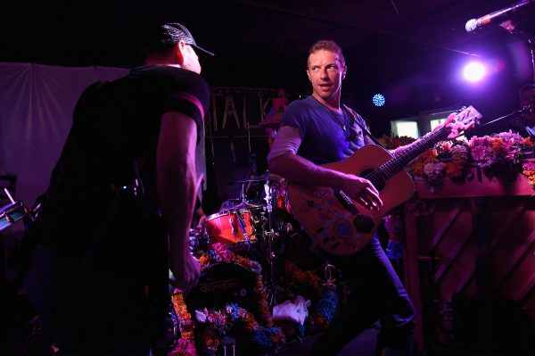 Jonny Buckland (left) and Chris Martin (right) of Coldplay. Photo: Talkhouse