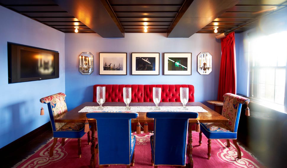 The Penthouse Suite dining room. Photo: GPH