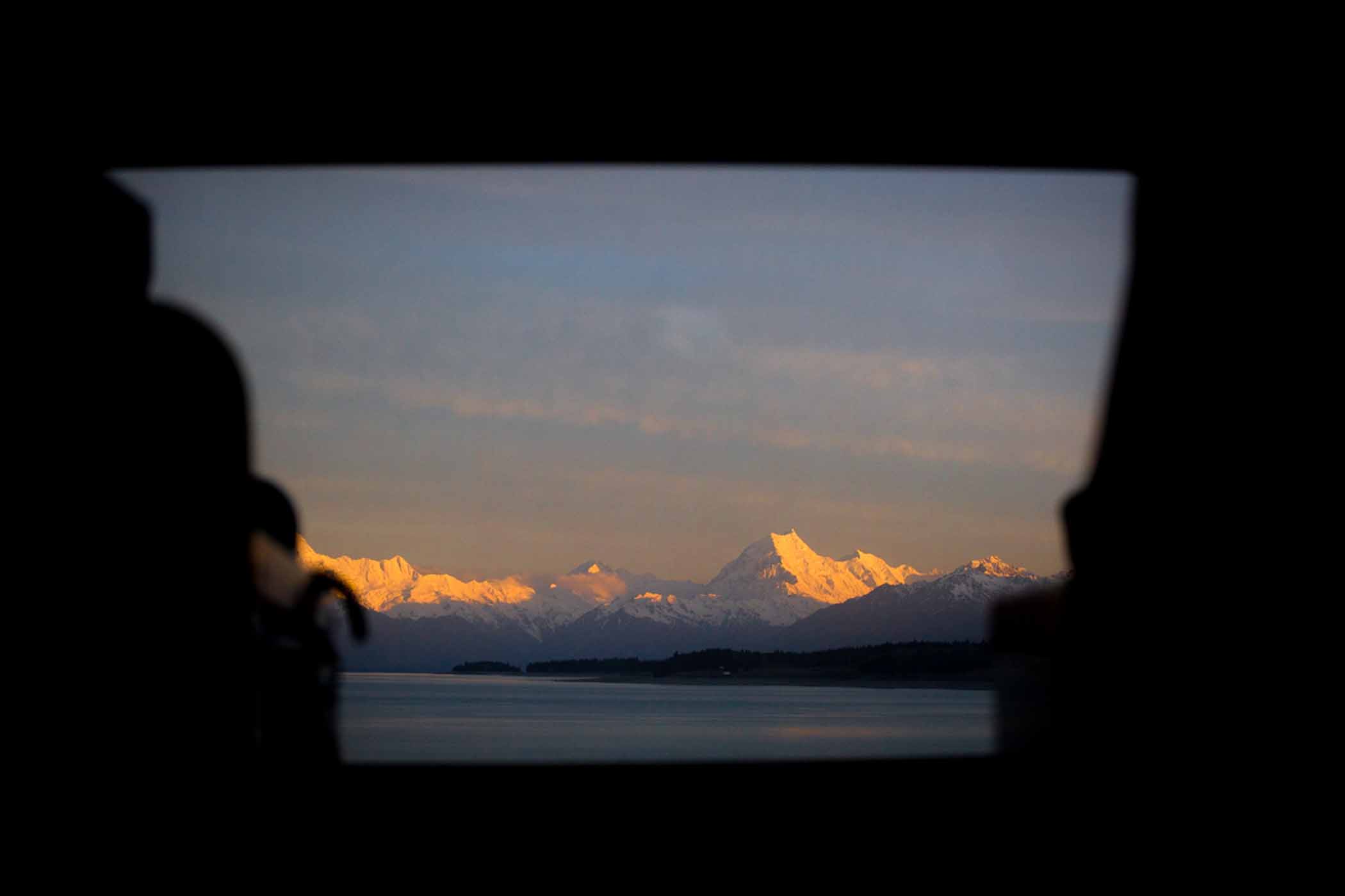 Shot this from my camper van bed | Lake Pukaki, New Zealand | Photo: Grant Monahan