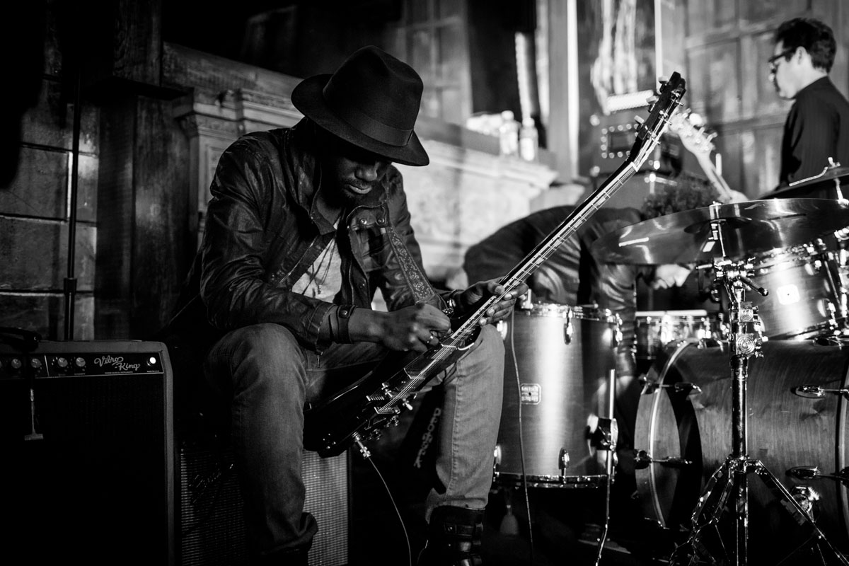Gary Clark Jr./Electric Room/2014. Sometimes you just have to take a trip into the city for some musical inspiration. Not the East End...but this photo of Gary at sound check is just too good not to include. Photo: Nate Best
