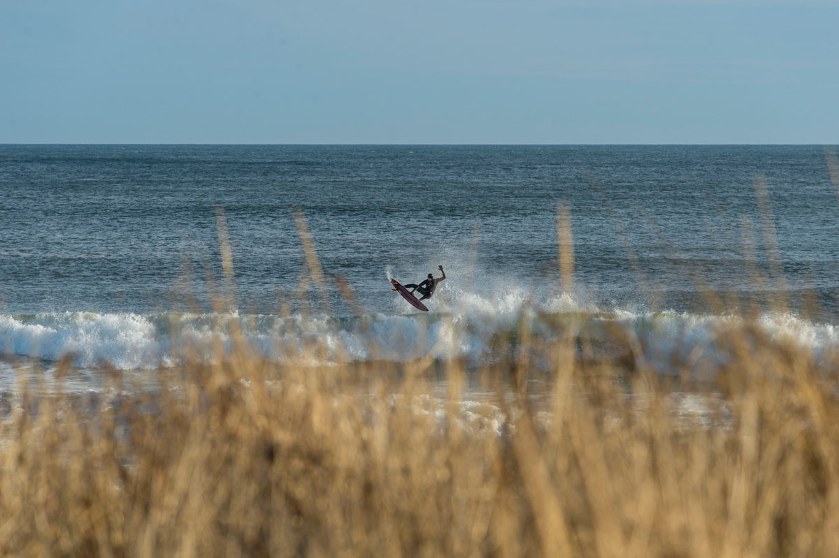 Surfer Pat Fallon. Photo Justin Burkle