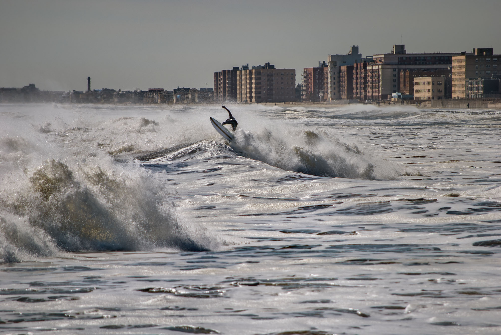 Spring Fever, March 9, 2013, Rockaway Beach, NY. Surfer: Luke Allen 