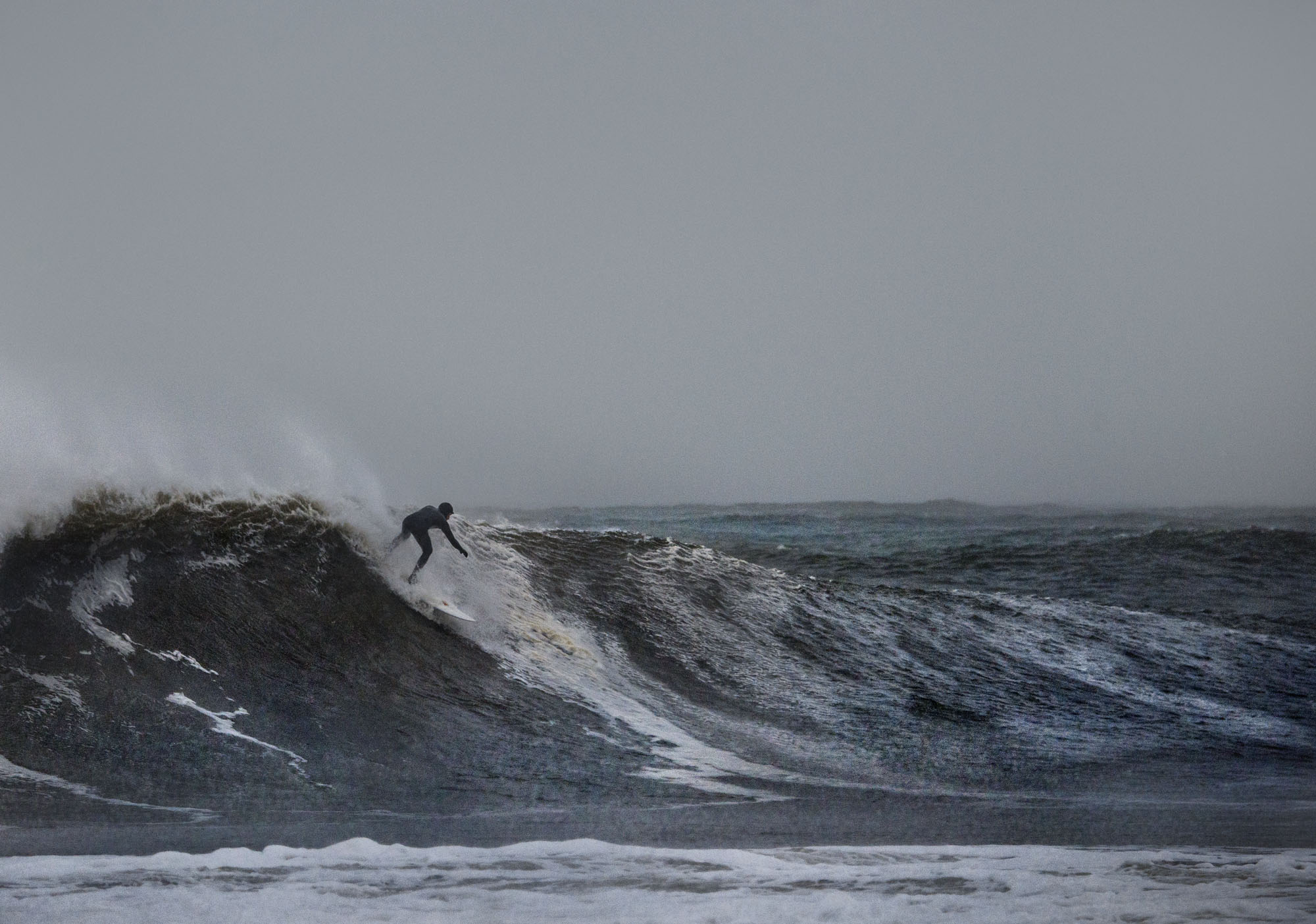 Nor’Easter, December 9, 2014, Rockaway Beach, NY, Surfer: Tony Farmer