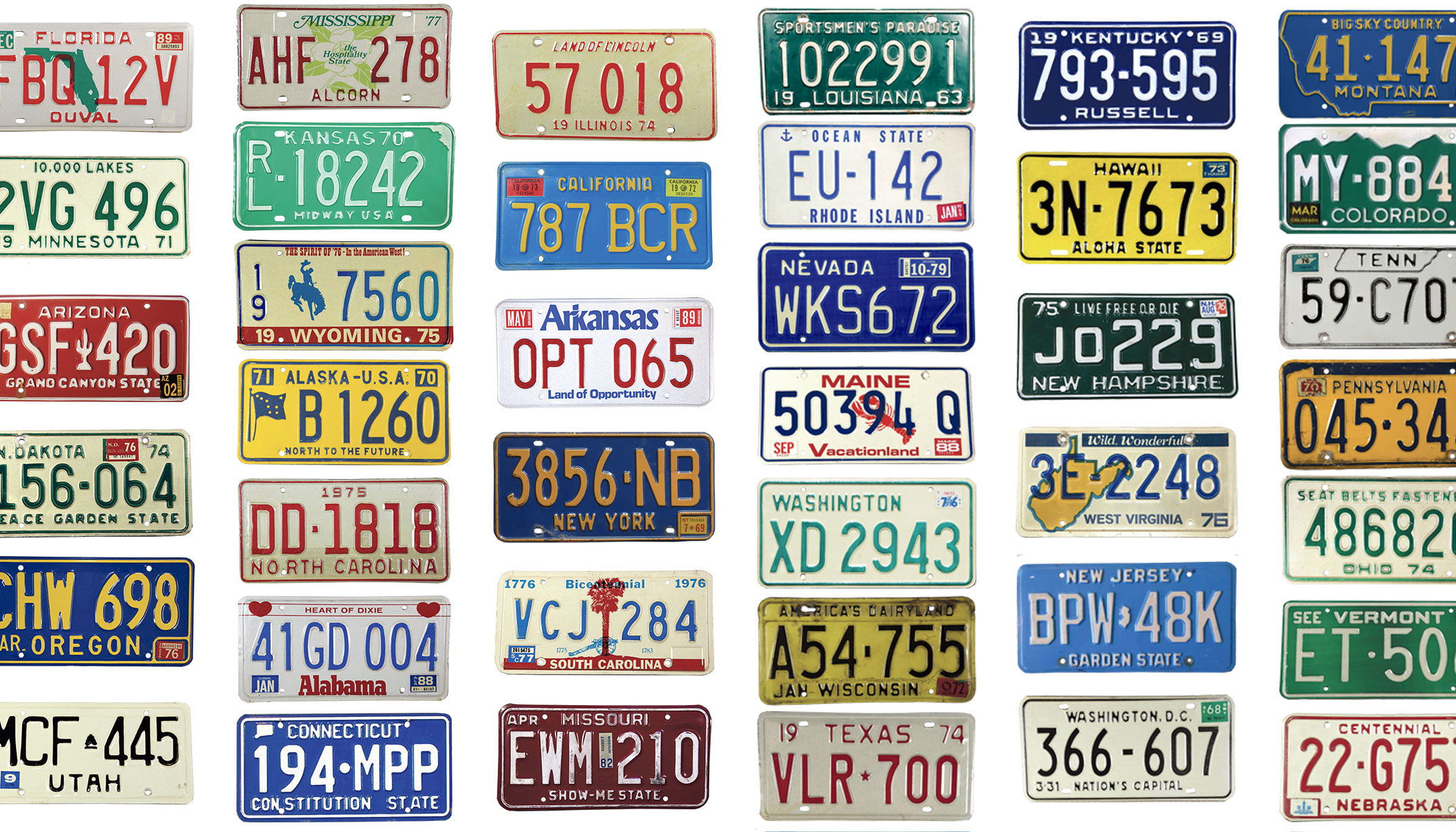 Current 50 License Plate State License Plates 2020