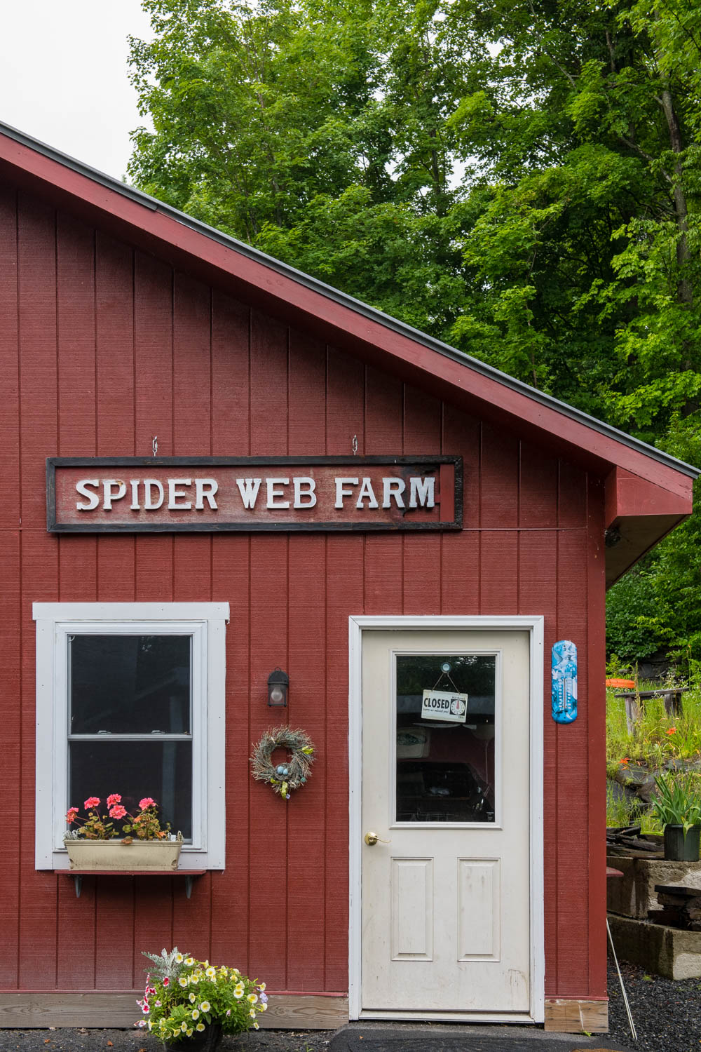 The Spider Web Museum in Williamstown, VT. Image taken by Accidentally Wes Anderson