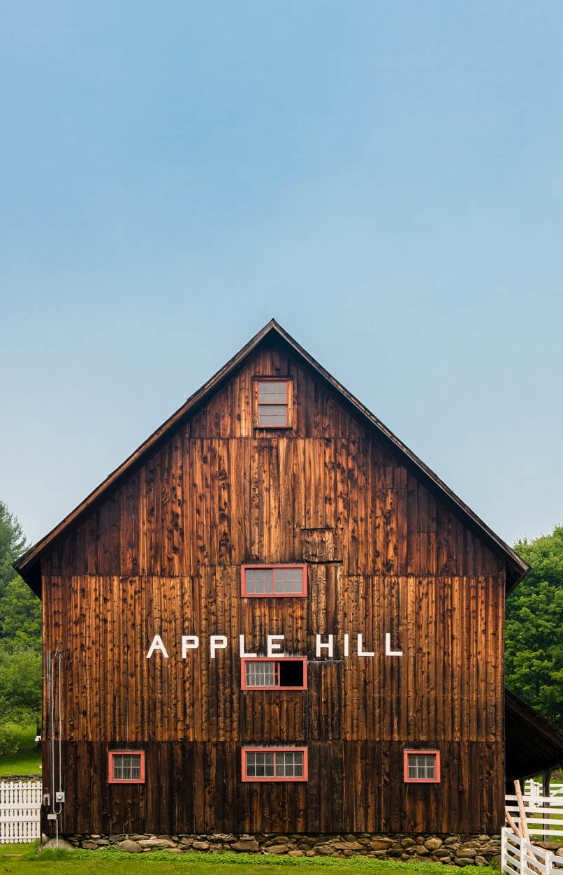 Image taken by Accidentally Wes Anderson of the Apple Hill Farm in Rochester, VT