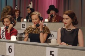 Photo from The Marvelous Mrs. Maisel from Lauren Weiss, playing an extra