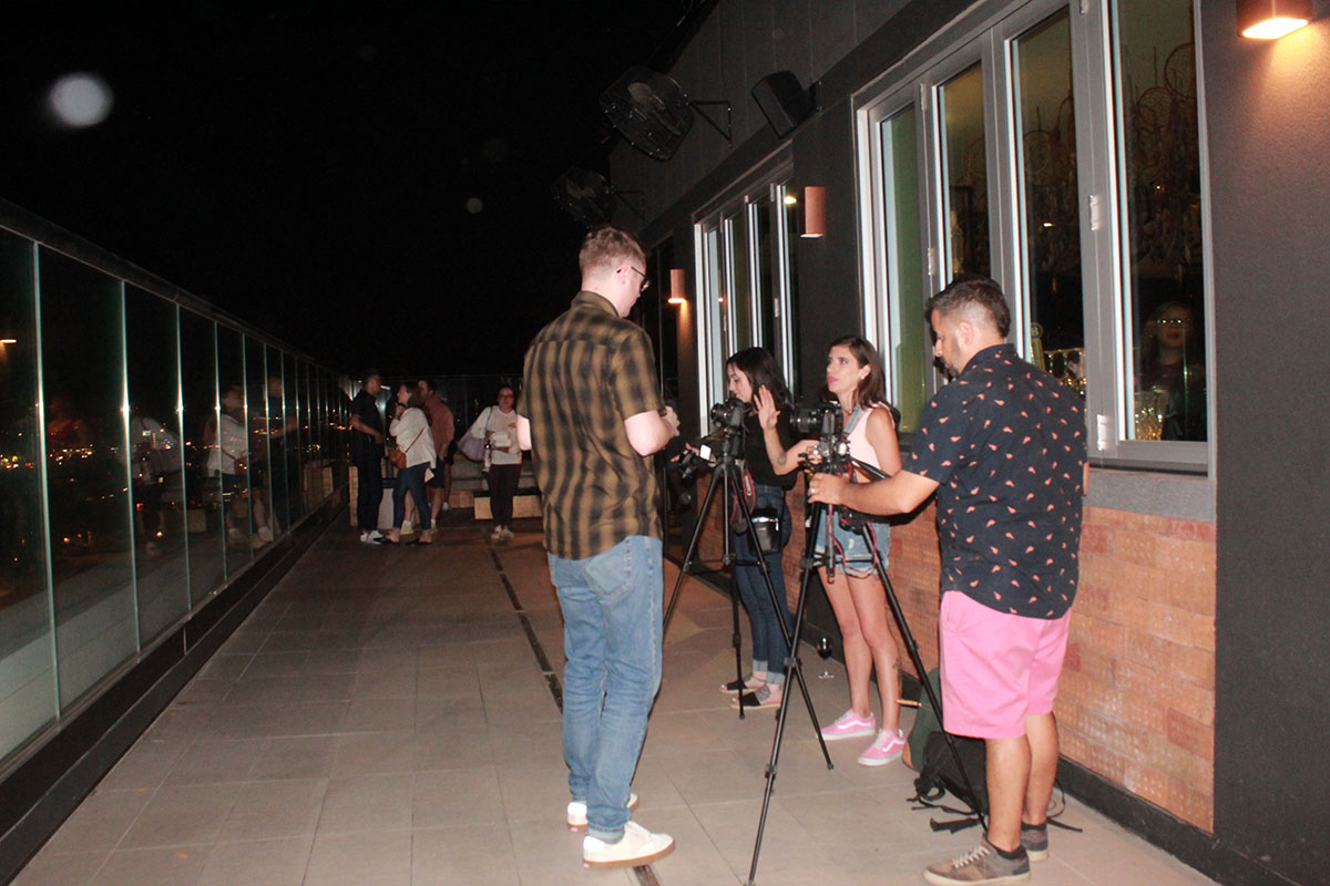 Graduate Tucson x Whalebone Photography event, rooftop photography tutorial