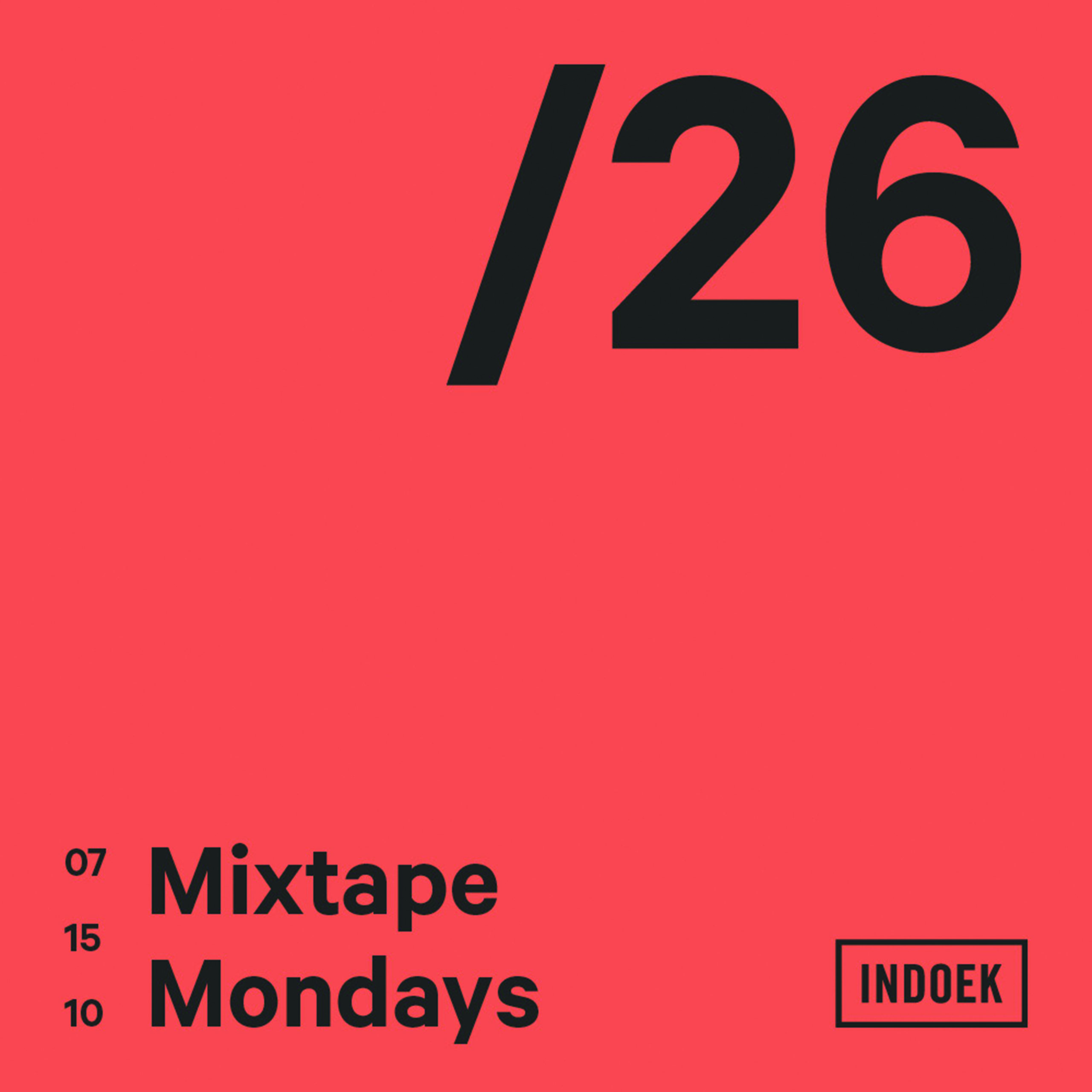 mixtape mondays cover in red and black

