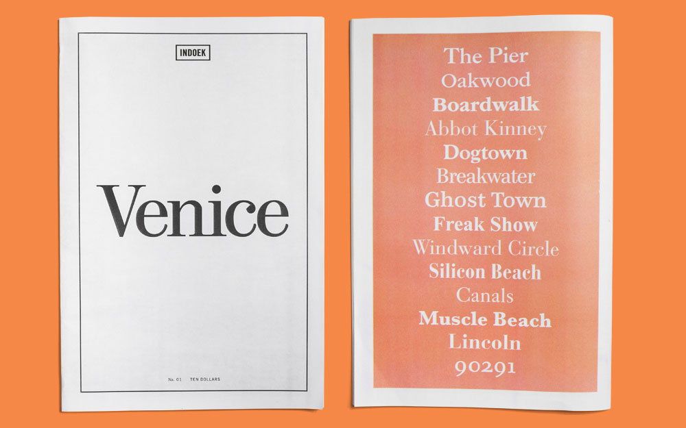 the venice issue front and back