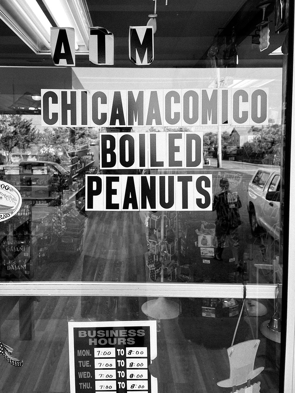 boiled peanuts sign