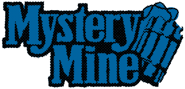 Mystery Mine lockup in blue with dynamite sticks