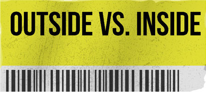Outside vs. Inside sticker
