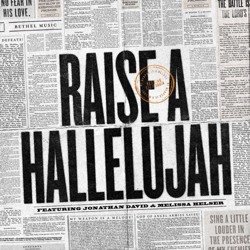 Raise a Hallelujah newspaper cover album artwork.